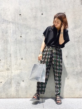 「KOMONO.（コモノ）のアイテム」を使った、nodopachiさん（レディース・162cm）の夏コーディネート