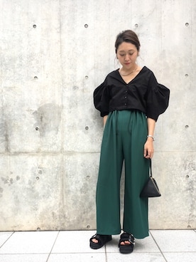 「KOMONO.（コモノ）のアイテム」を使った、nodopachiさん（レディース・162cm）の夏コーディネート