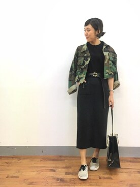 「KOMONO.（コモノ）のアイテム」を使った、nodopachiさん（レディース・162cm）の夏コーディネート