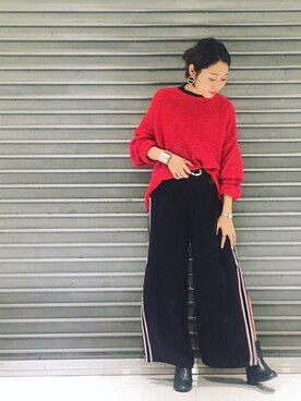 「KOMONO.（コモノ）のアイテム」を使った、nodopachiさん（レディース・162cm）の秋コーディネート