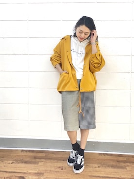 「KOMONO.（コモノ）のアイテム」を使った、nodopachiさん（レディース・162cm）の冬コーディネート