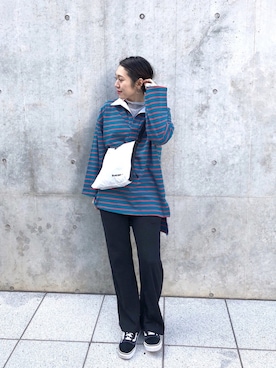 「ラガーシャツ」｜nodopachiさん（レディース・162cm）の春コーディネート
