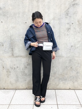 「KOMONO.（コモノ）のアイテム」を使った、nodopachiさん（レディース・162cm）の春コーディネート