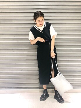 「KOMONO.（コモノ）のアイテム（アナログ腕時計）」を使った、nodopachiさん（レディース・162cm）の春コーディネート