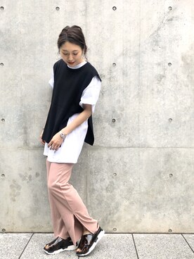 「KOMONO.（コモノ）のアイテム（アナログ腕時計）」を使った、nodopachiさん（レディース・162cm）の春コーディネート