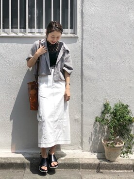 「KOMONO.（コモノ）のアイテム（アナログ腕時計）」を使った、nodopachiさん（レディース・162cm）の春コーディネート