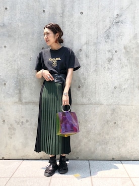 「KOMONO.（コモノ）のアイテム（アナログ腕時計）」を使った、nodopachiさん（レディース・162cm）の春コーディネート