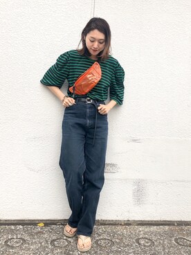 「havaianas（ハワイアナス）のアイテム（サンダル）」を使った、nodopachiさん（レディース・162cm）の春コーディネート