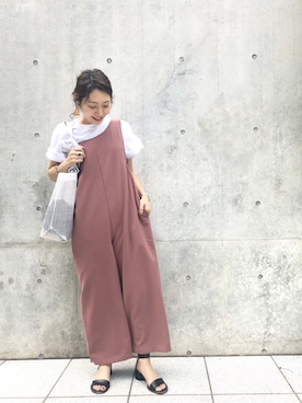 「ROCHAS（ロシャス）のアイテム」を使った、nodopachiさん（レディース・162cm）の夏コーディネート