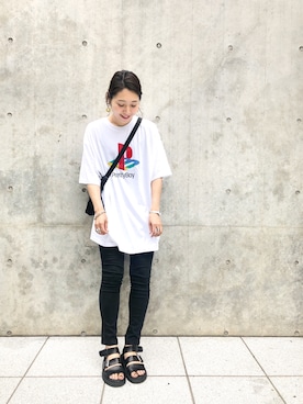 「KOMONO.（コモノ）のアイテム（アナログ腕時計）」を使った、nodopachiさん（レディース・162cm）の夏コーディネート