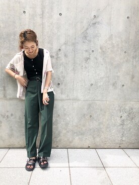 「KOMONO.（コモノ）のアイテム（アナログ腕時計）」を使った、nodopachiさん（レディース・162cm）の夏コーディネート