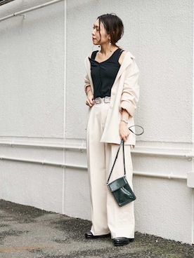 「KOMONO.（コモノ）のアイテム（アナログ腕時計）」を使った、nodopachiさん（レディース・163cm）の夏コーディネート