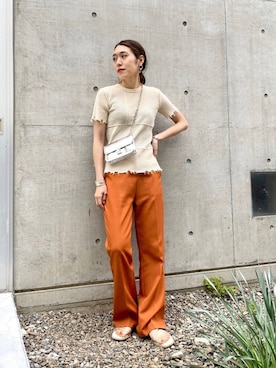 レディースのパンツ オレンジ 橙色系 コーディネート Zozotown レディースのパンツ オレンジ 橙色系 コーディネート Zozotown
