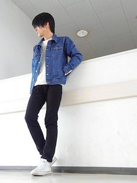 「Burner（バーナー）のアイテム（ジャケット/アウター）」を使った、Janさん（メンズ・171cm）の春コーディネート