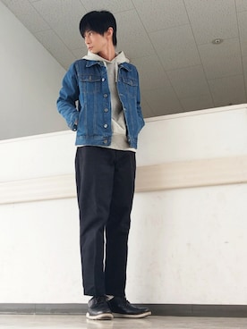 「Burner（バーナー）のアイテム（ジャケット/アウター）」を使った、Janさん（メンズ・171cm）の春コーディネート
