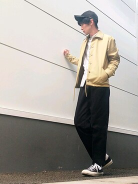 「SEVENDAYS=SUNDAY（セブンデイズサンデイ）のアイテム（その他アウター）」を使った、Janさん（メンズ・171cm）の春コーディネート