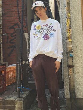 やんねさん（メンズ・180cm）の春コーディネート