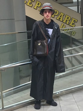 「vetements」｜「アイテム（ナイロンジャケット）」を使った、やんねさん（メンズ・180cm）の夏コーディネート