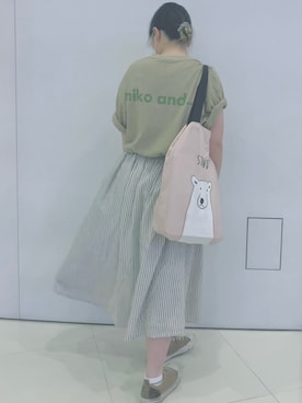 「AS as know as（エーエス アズノウアズ）のアイテム（ドレス）」を使った、Bear_outfitさん（レディース・160cm）の夏コーディネート