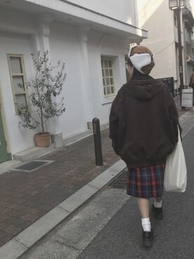 「Carhartt（カーハート）のアイテム（ブルゾン）」を使った、アヤナさん（レディース・155cm）の冬コーディネート