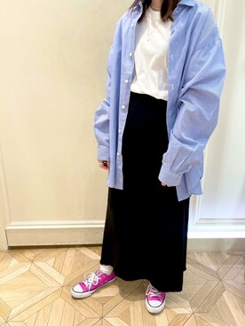「NOLLEY'S goodman（ノーリーズグッドマン）のアイテム」を使った、nol hirataさん（レディース・155cm）の春コーディネート