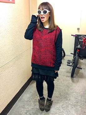 「XX FOUR（ダブルエックスフォー）のアイテム」を使った、fxfxfさん（レディース・158cm）の春コーディネート