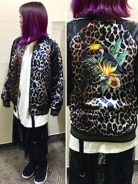 「asos（エイソス）のアイテム（ブルゾン）」を使った、fxfxfさん（レディース・155cm）の春コーディネート