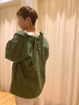 「春物」｜「アイテム（その他アウター）」を使った、や。さん（レディース・156cm）の冬コーディネート