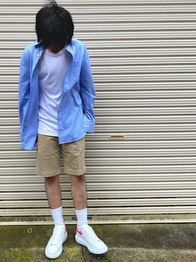 「Alexander McQueen（アレキサンダーマックイーン）のアイテム（シューズ）」を使った、つばささん（メンズ・166cm・20代）の夏コーディネート