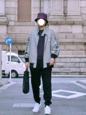 「CONVERSE（コンバース）のアイテム（バッグ）」を使った、naokさん（メンズ・175cm）の冬コーディネート