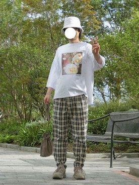 「ラブアンドピース2020」｜「アイテム（帽子）」を使った、naokさん（メンズ・175cm）の秋コーディネート