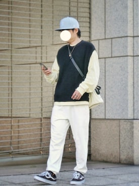 naokさん（メンズ・175cm）の春コーディネート