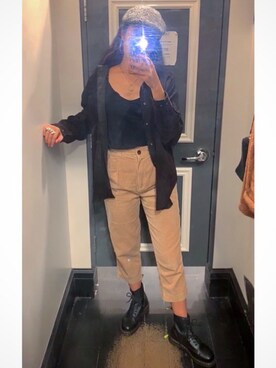 「FOREVER 21（フォーエバー トゥエンティーワン）のアイテム（リング）」を使った、SKY☁️🇯🇵🗼さん（レディース・170cm）の秋コーディネート