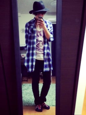 「プチプラミックス」｜shinさん（メンズ・168cm）の夏コーディネート