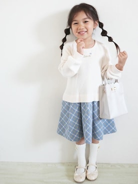 「KP DECO（ケーピーデコ）のアイテム（バッグ）」を使った、KPさん（キッズ・100cm）の夏コーディネート