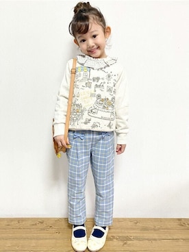 「アイテム（スウェット）」を使った、KPさん（キッズ・105cm）の夏コーディネート