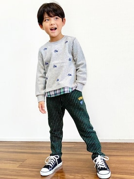 「KP BOY（ケーピーボーイ）のアイテム」を使った、KPさん（キッズ・111cm）の秋コーディネート