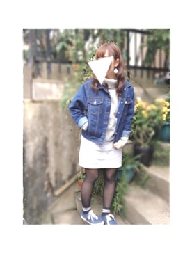 「ANOTHER BRANCH（アナザーブランチ）のアイテム（スカート）」を使った、M i s a k i ✩︎⡱さん（レディース・148cm）の冬コーディネート