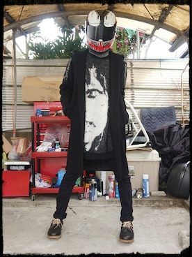 「PHENOMENON（フェノメノン）のアイテム（トップス）」を使った、うつけさん（メンズ・173cm）の冬コーディネート