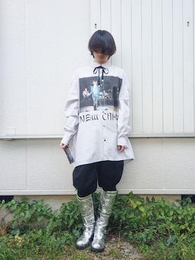 「PHENOMENON（フェノメノン）のアイテム（ブーツ）」を使った、うつけさん（メンズ・173cm）の秋コーディネート