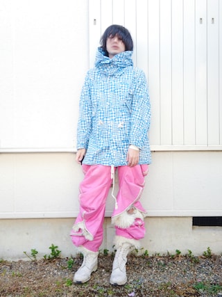 keisuke kanda ファー付きモッズコート サイズF 手縫いのモッズコート カーキ - メルカリ