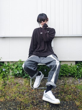 「no brand（ノーブランド）のアイテム（その他）」を使った、うつけさん（メンズ・173cm）の春コーディネート