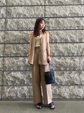 「TILLETT（ティレット）のアイテム」を使った、kumemikiさん（レディース・164cm）の春コーディネート