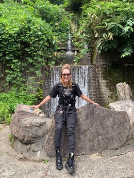 「寅一（トライチ）のアイテム」を使った、Kotomi Minagawaさん（レディース・169cm）の夏コーディネート