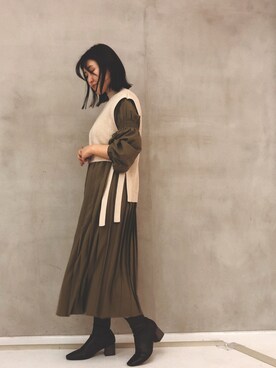 Nanamiさん（レディース・162cm）の冬コーディネート