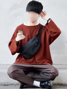 「Daniel Wellington」｜「アイテム（ブーツ）」を使った、motoshi さん（メンズ・176cm）の秋コーディネート