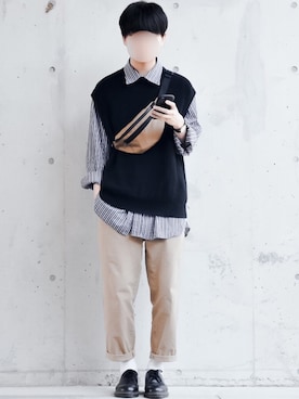 「Daniel Wellington」｜「アイテム（ブーツ）」を使った、motoshi さん（メンズ・176cm）の秋コーディネート