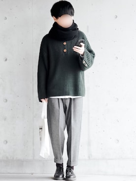 「CEASTERS（ケステル）のアイテム」を使った、motoshi さん（メンズ・176cm）の冬コーディネート