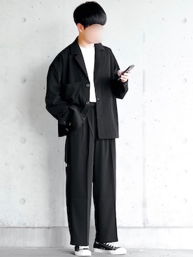 「クレアーレリノ」｜「アイテム（ブルゾン）」を使った、motoshi さん（メンズ・176cm）の秋コーディネート