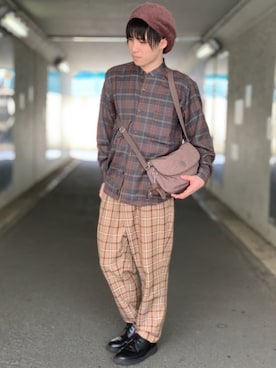 「kipling（キプリング）のアイテム」を使った、🐶KAZUKI🐶さん（メンズ・170cm）の秋コーディネート